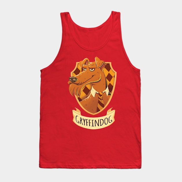 Gryffindog Tank Top by heatherdraws